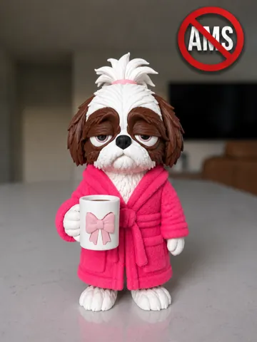 Accesorio para impresora 3D: A Ruff Shih-Tzuation (No AMS) — vista de referencia 2