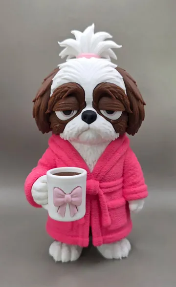 Accesorio para impresora 3D: A Ruff Shih-Tzuation (No AMS) — vista de referencia 3