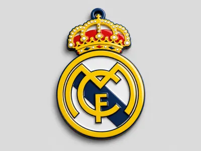 Real Madrid Crest Keychain - 2 sides