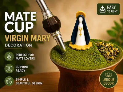 Mate Cup Virgin Mary Decoration