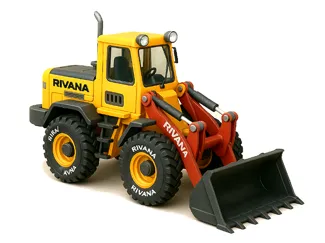 Yellow Front Loader with Movements