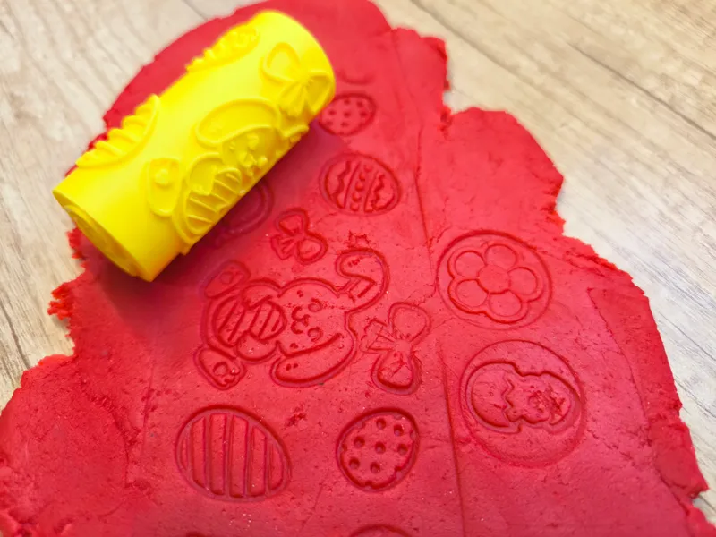 Easter playdoh roller