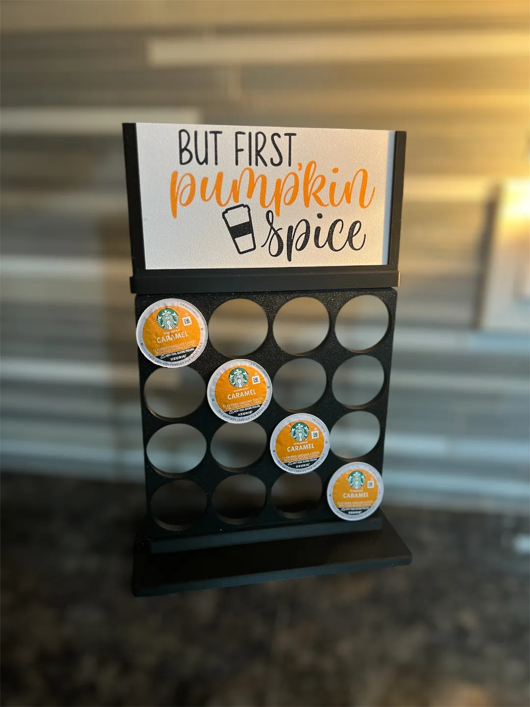 Station porte-dosettes K-Cup avec pancartes interchangeables