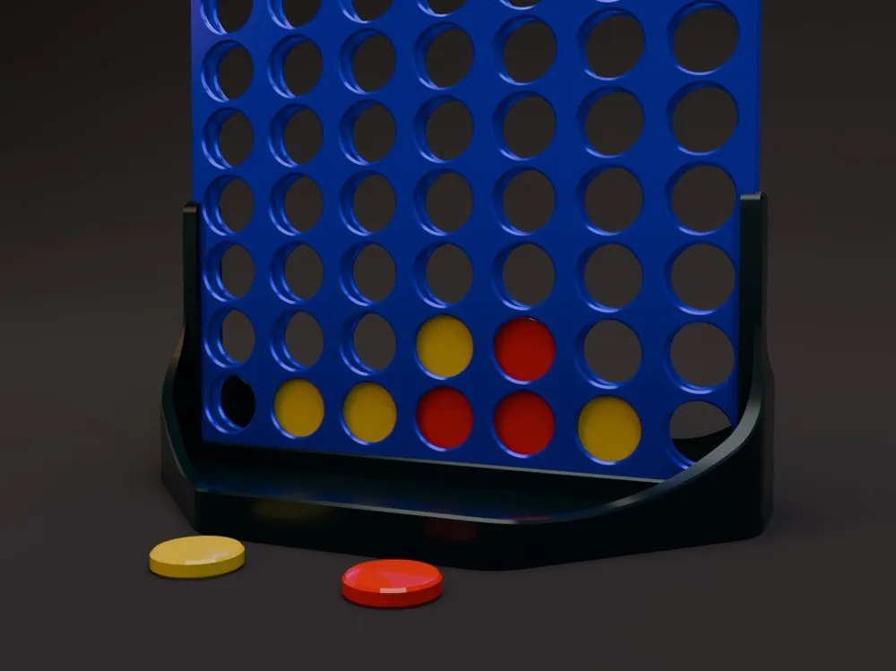 Connect 4 (simple) by StingRayCGI MakerWorld: Download Free 3D Models