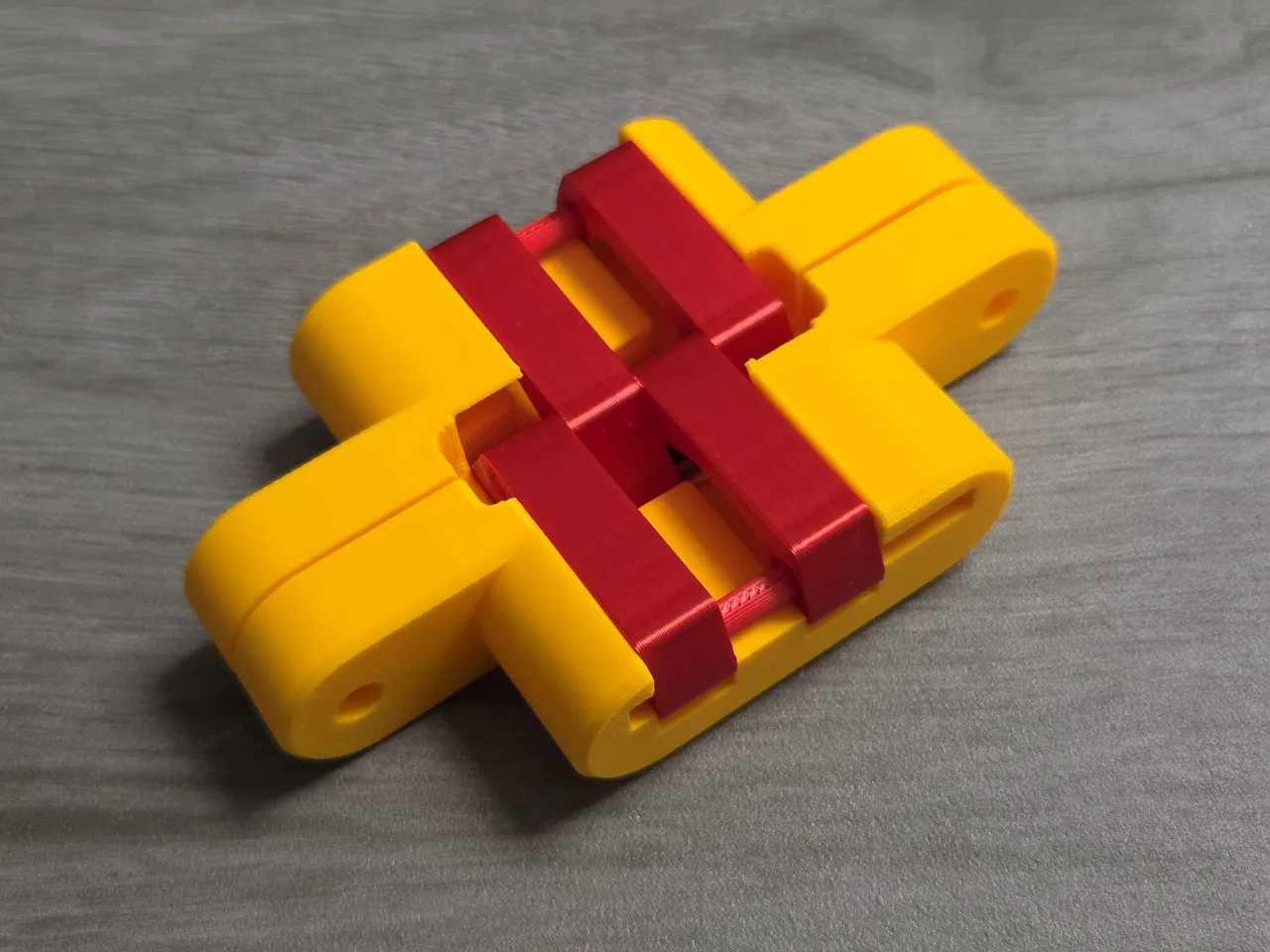 Consealed Hinge (100% 3d printable) view 2