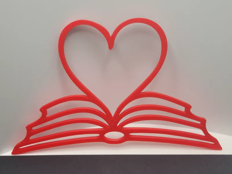Book Heart Wall Art