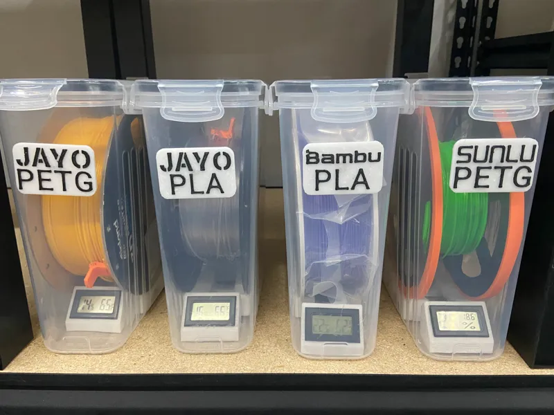 Cereal Box Filament Tags
