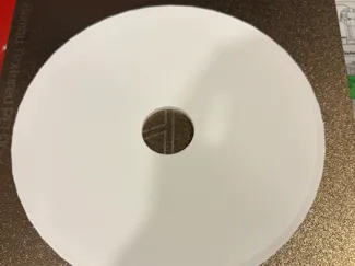 6" Thin Disk Separator with 1" Hole