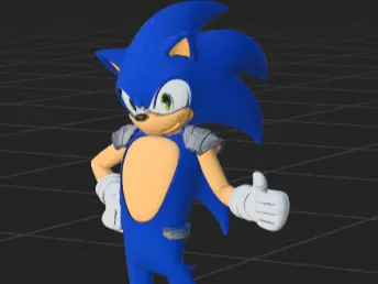 Figura decorativa: Fortnite|Sonic the Hedgehog — referencia de MakerWorld