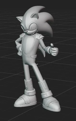 Figura decorativa: Fortnite|Sonic the Hedgehog — vista de referencia 3