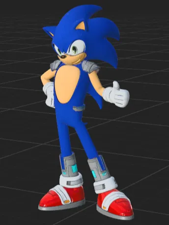Figura decorativa: Fortnite|Sonic the Hedgehog — vista de referencia 2