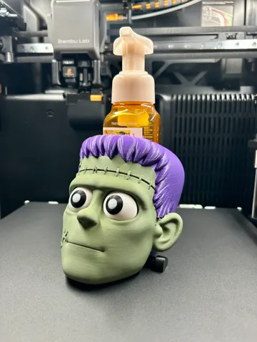 Modelo para impresión 3D: Franken Soap — vista de referencia 2
