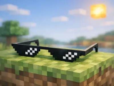 Minecraft Glasses 