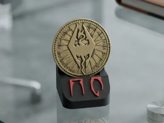 Septim (Coin) Diplay Stand - Skyrim