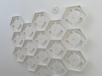 Magnetic Hexagon Picture Frame
