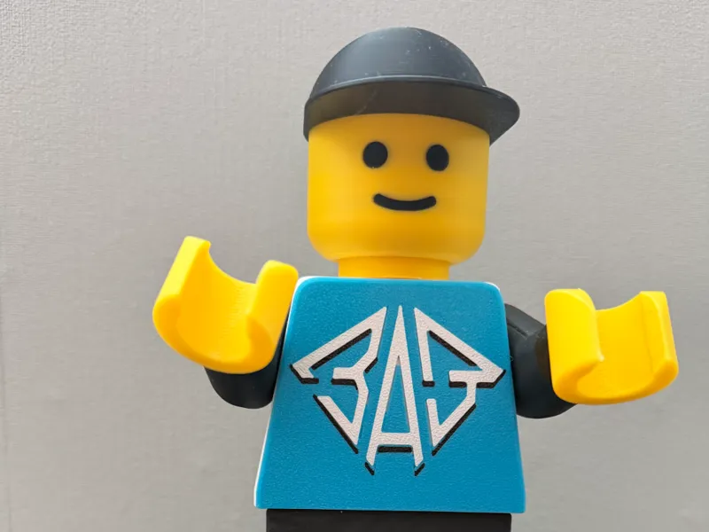 SAS 968 Blau Brickman 20cm Figur