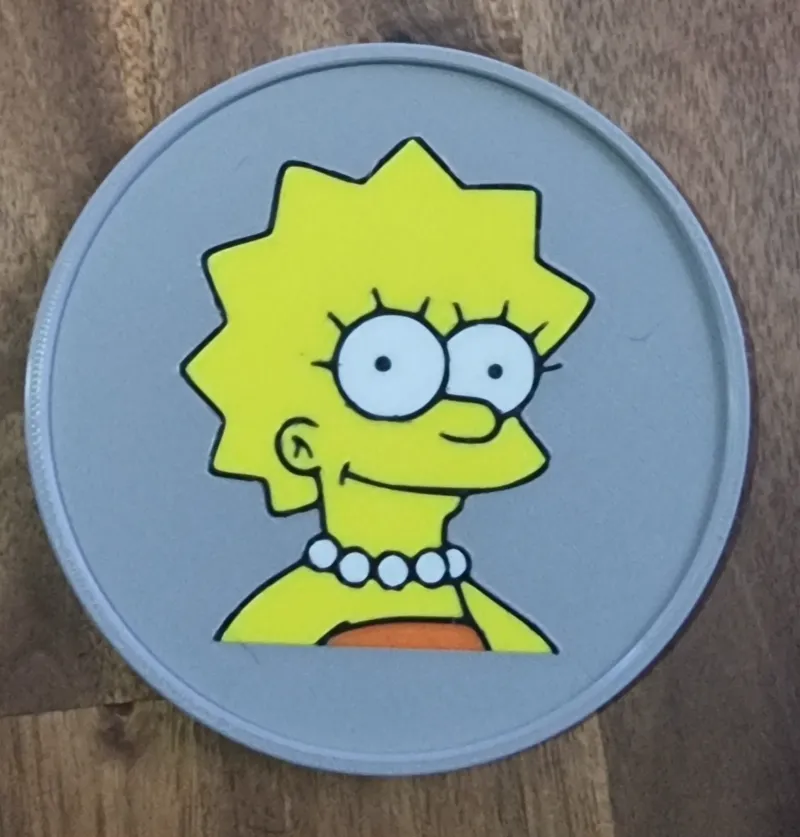Lisa Simpson Drinks Coaster