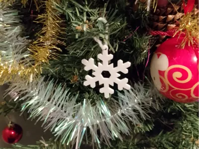 Christmas snowflake decoration