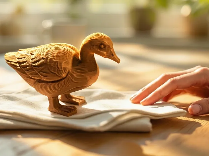 Wood Carved Duck