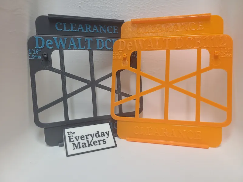 DeWalt DCB112 Battery Charger Mounting Guide