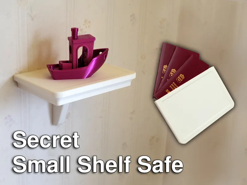 Secret Small Shelf Safe | Passports and valuables