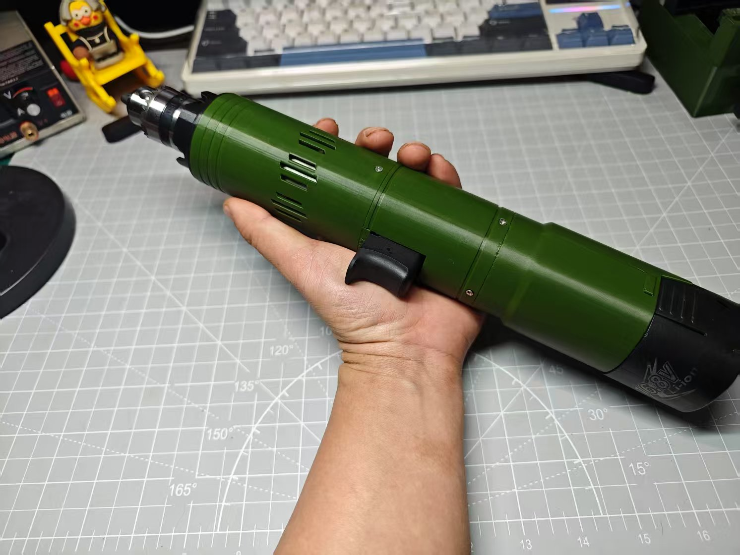 Miniatura 2 do modelo 3D 775/795电机 多款电池版电磨外壳