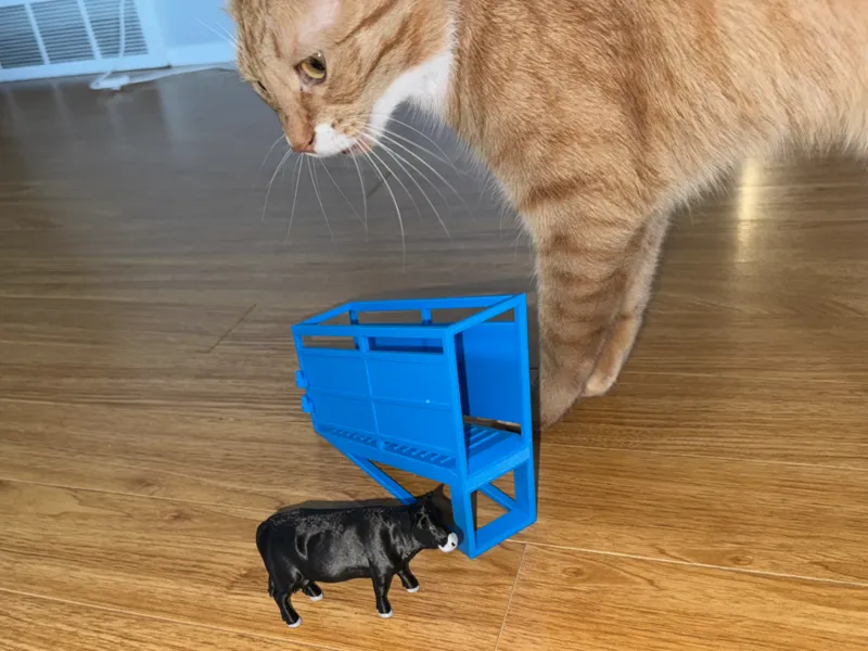1/64 Livestock Cattle Loading Chute
