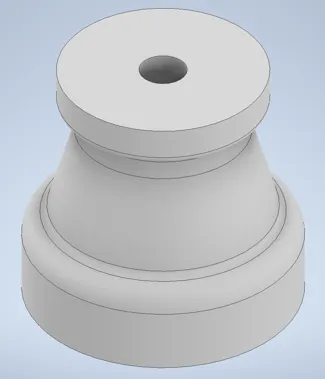 Support leg  for pressure tank