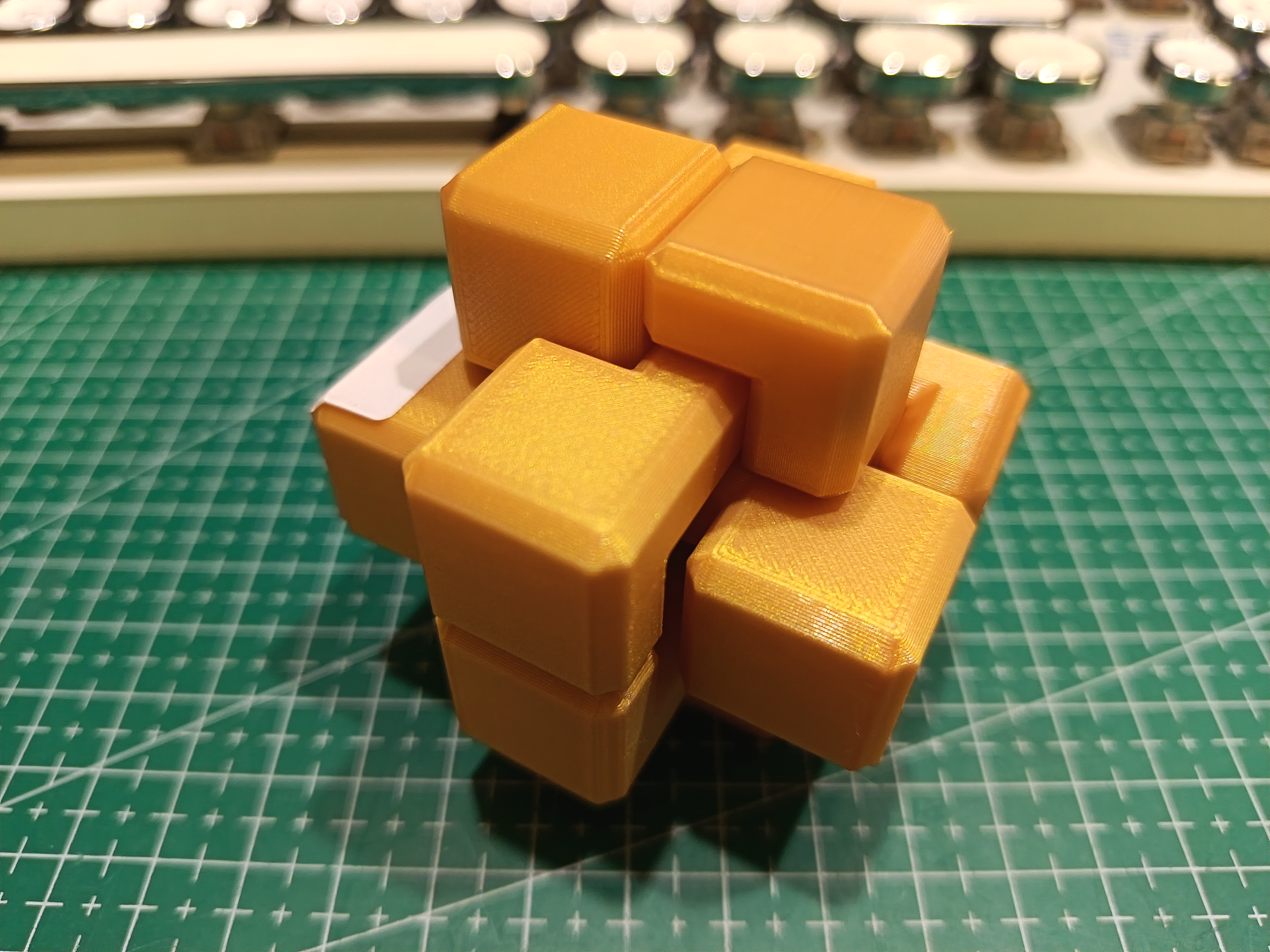 Miniatura 8 do modelo 3D 鲁班锁（避让锁合集，8种）