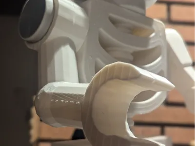 Mega Brick Style Arm Skeleton, Horizontal Grip