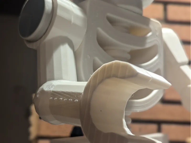 Mega Brick Style Arm Skeleton, Horizontal Grip