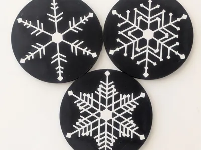 Snowflake Coaster