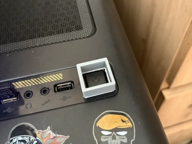 Cat-Proof PC Power Button Guard / Shield