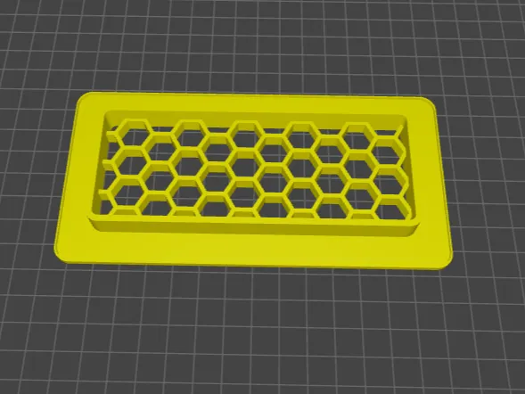 Fully customizable ventilation Hex grill
