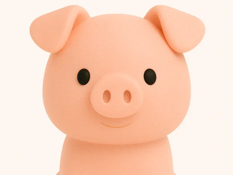 Cute pig