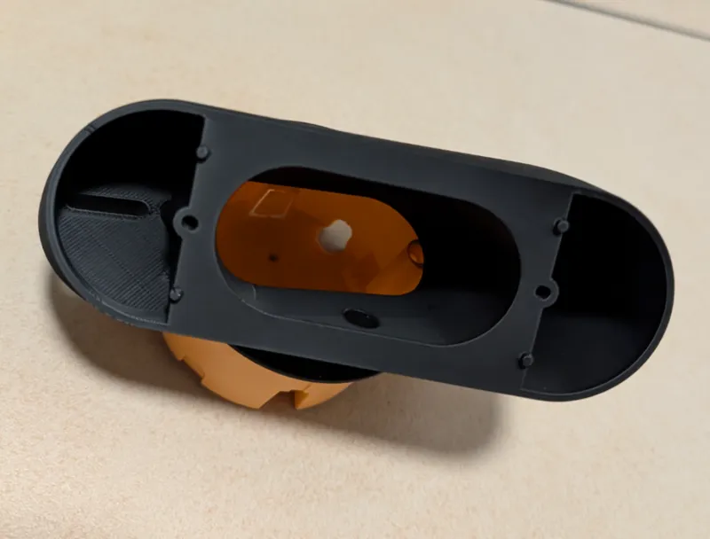 Reolink tilted doorbell flush mount 60mm - LEFT