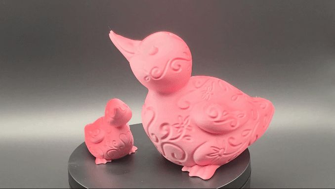 Cute Carved Duckling No Supports