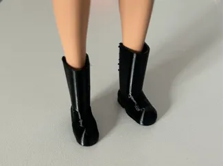 Boots for flat footed 1:6 Scale Fashion Doll