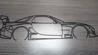 Silhouette murale Mazda RX7 — photo 5