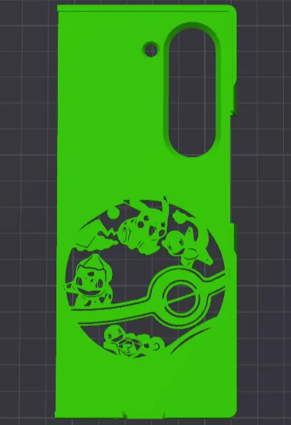Samsung Fold 6 Pokeball case