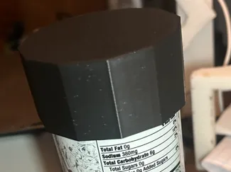 Standard size energy drink can cover