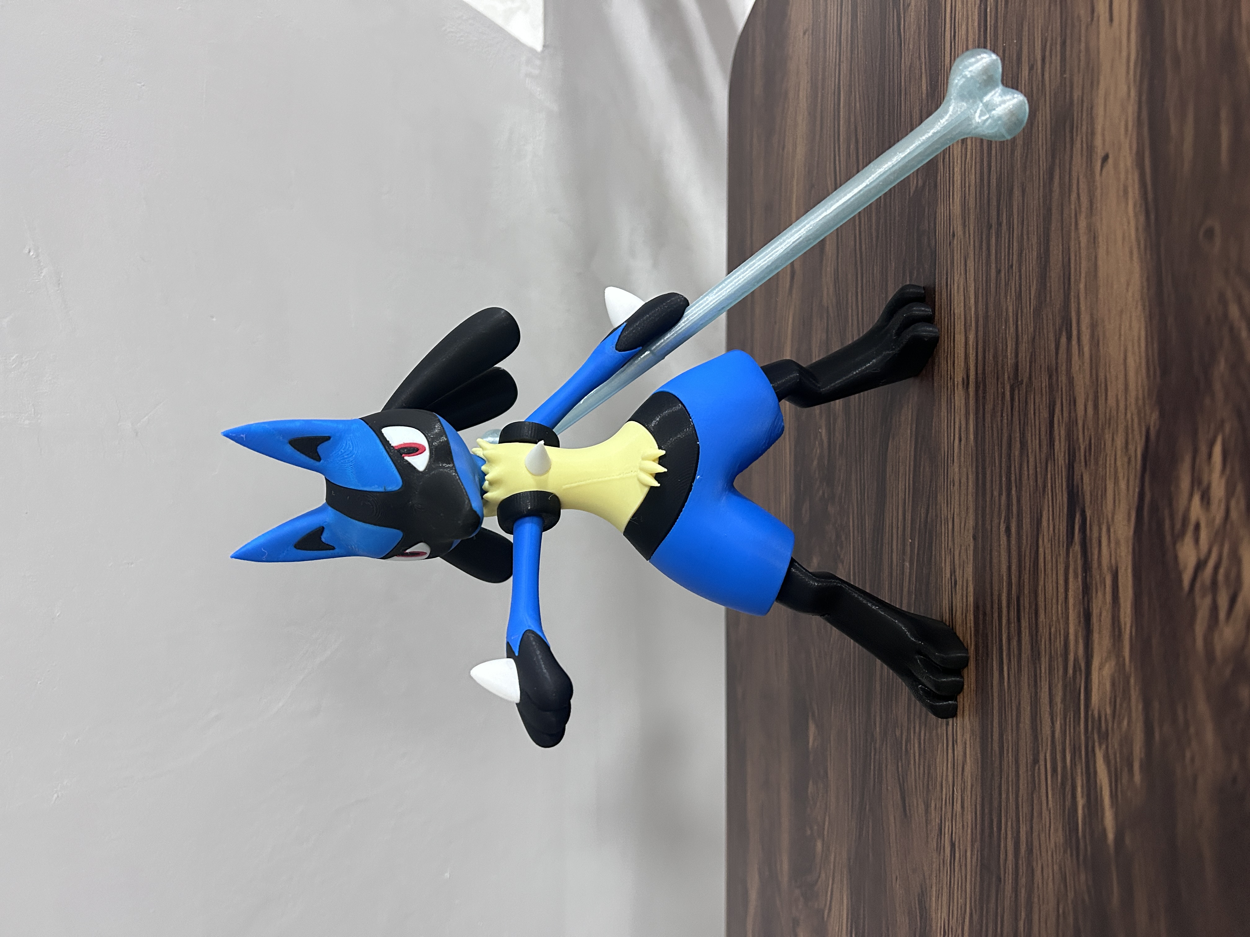 Miniatura 1 do modelo 3D 448-Lucario-路卡利欧-宝可梦-分件组装