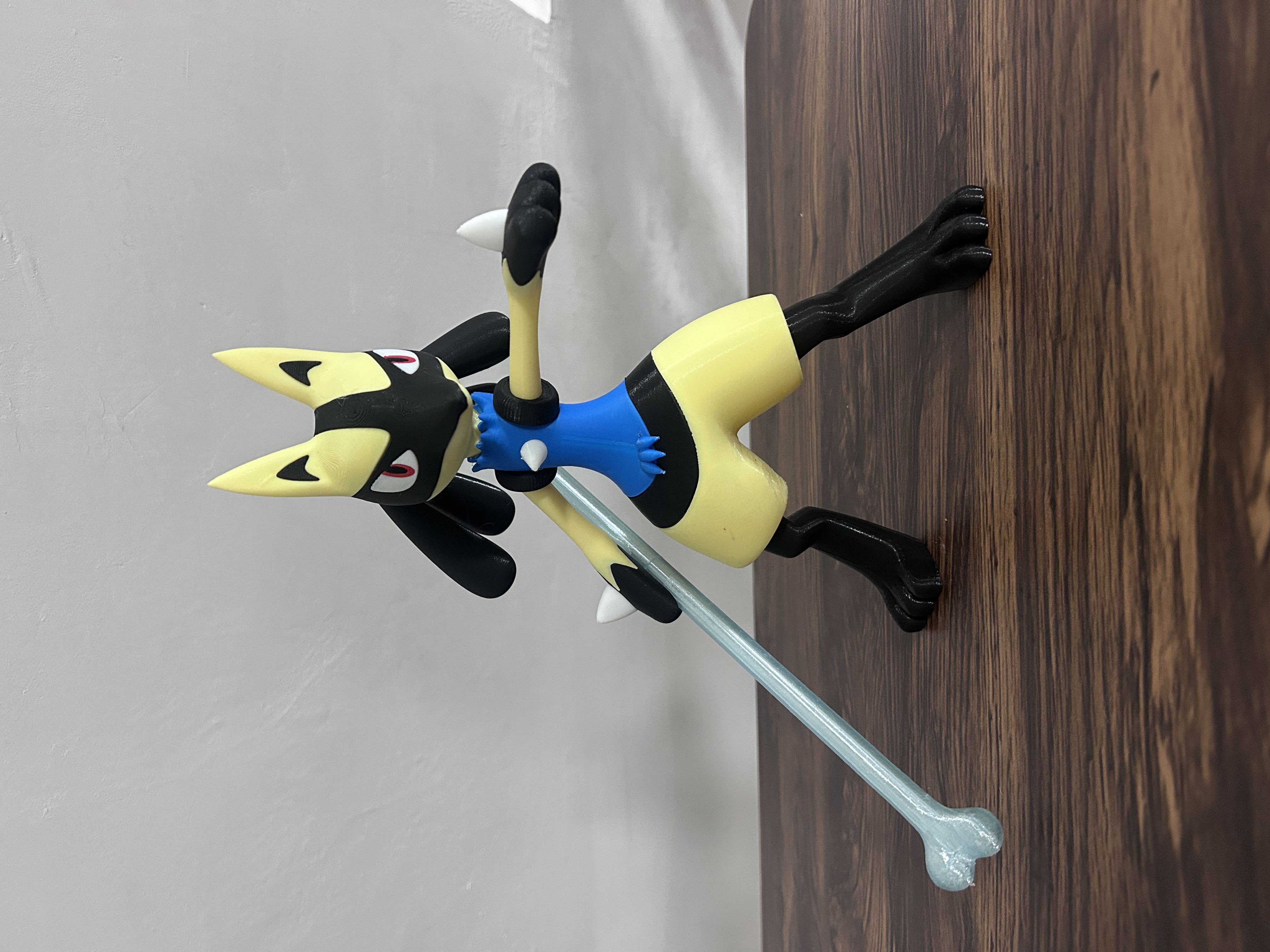 Miniatura 2 do modelo 3D 448-Lucario-路卡利欧-宝可梦-分件组装