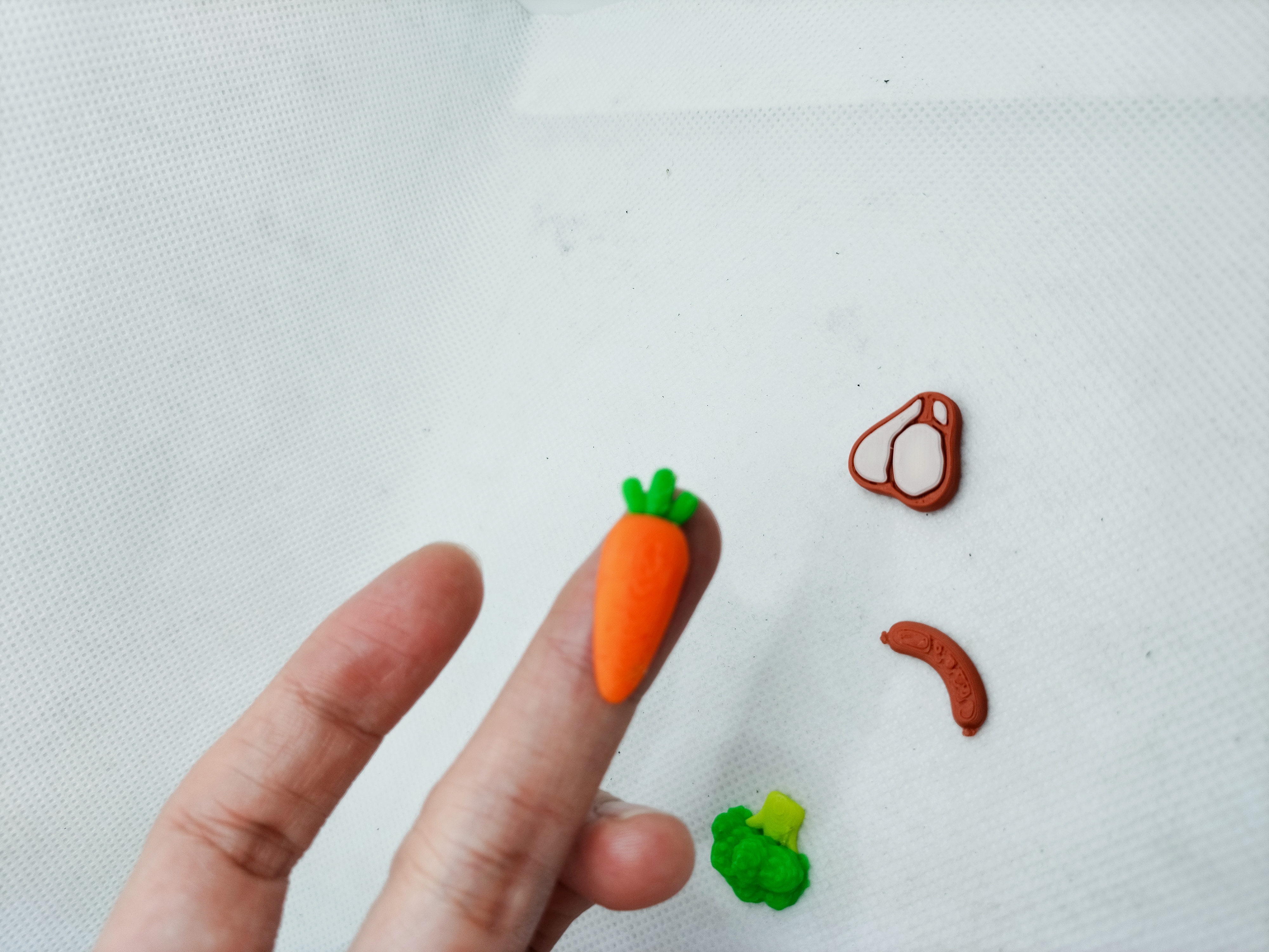 Miniatura 2 do modelo 3D 过家家玩具：厨房套装+食物