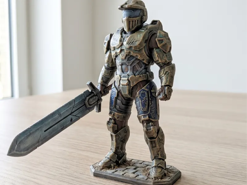 Elite Knight Spartan - Sci-Fi Medieval Warrior