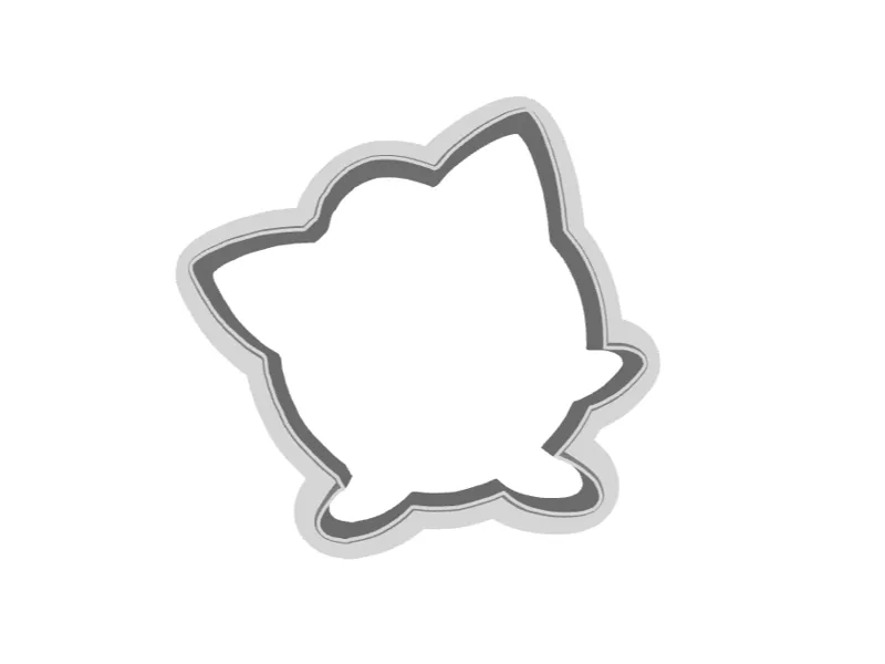 Cookie cutter Jigglypuff / Rondoudou