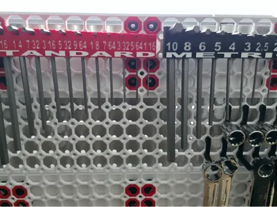 Multiboard Hex L-Key Holders (SAE & MM)