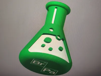 Llavero Probeta Breaking Paint
