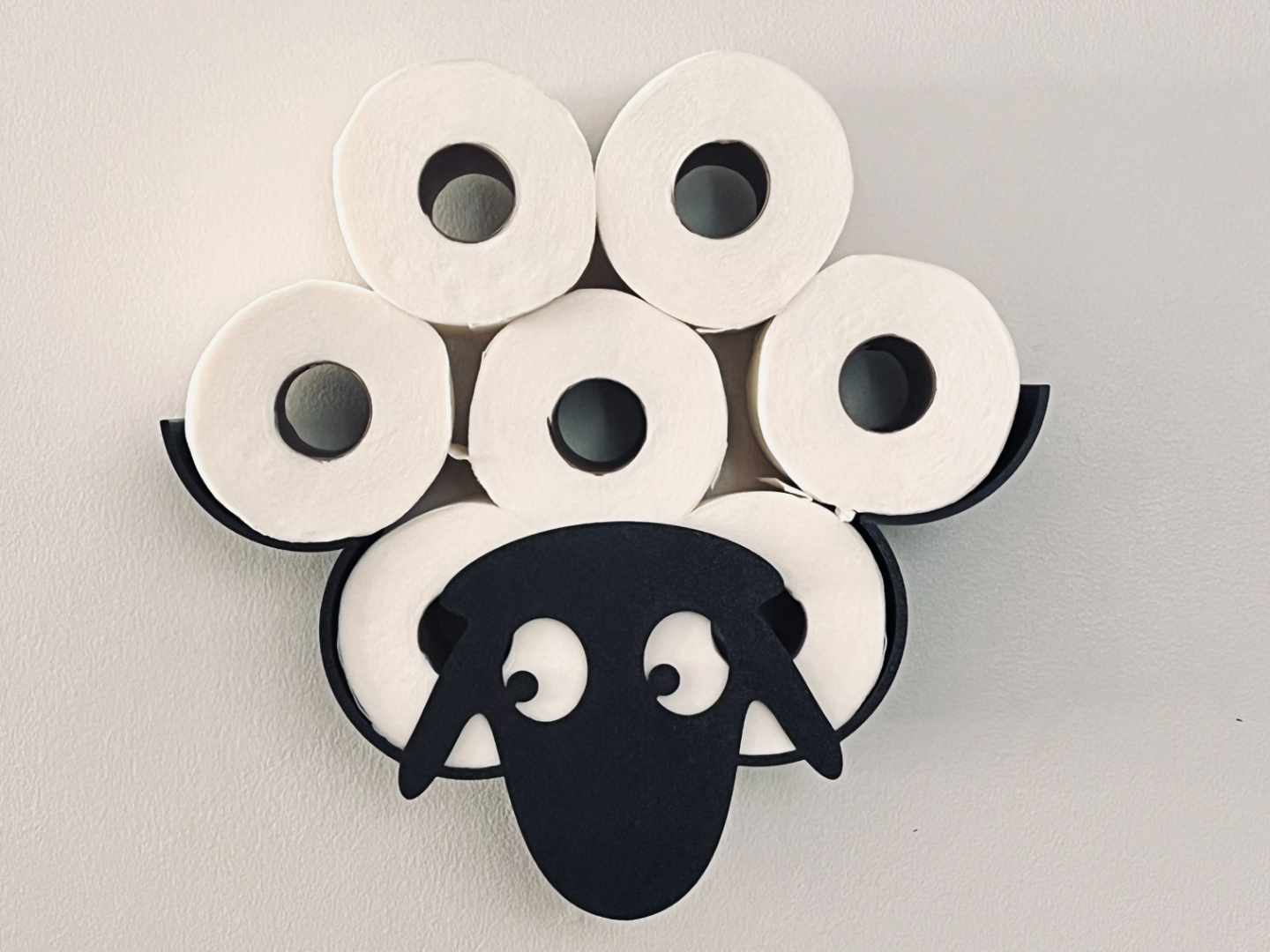 Wall Mounted Sheep Toilet Paper Holder