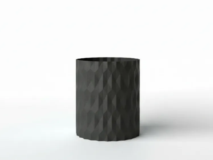 Hexagon Pattern — Vase